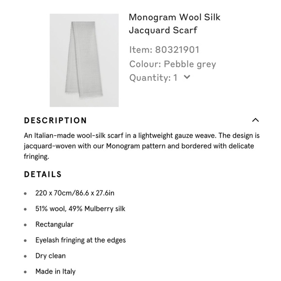 Burberry - Monogram Wool Silk Jacquard Scarf - Picture 14 of 14